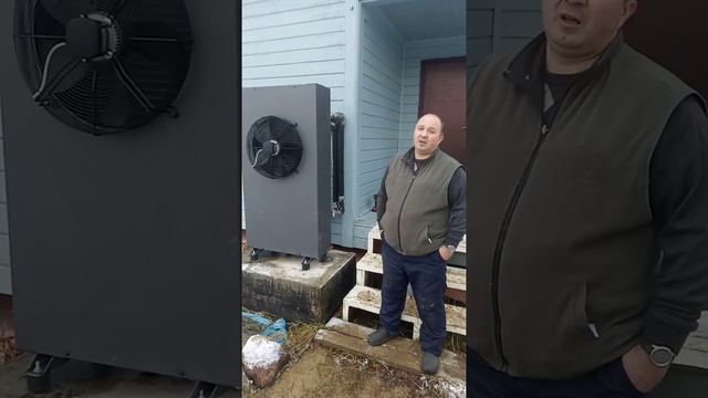 Тепловой насос Воздух-вода. Отзыв клиента. смотреть онлайн