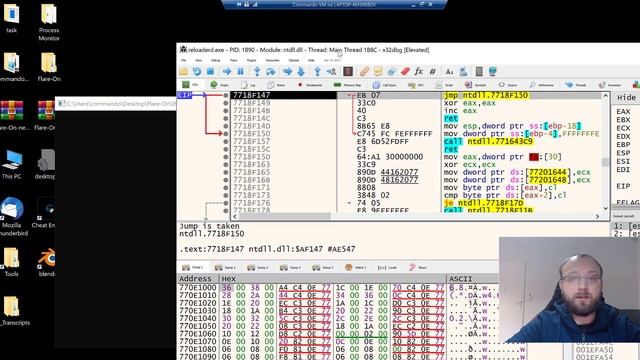 Flare-On 2019 - Level 9 - reloaderd solution смотреть онлайн