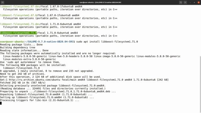 Запуск Salome в Ubuntu/Launch Salome in Ubuntu смотреть онлайн