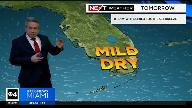 CBS News Miami Next Weather 11PM смотреть онлайн