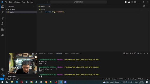 FFE-2023-1 | тема: Node.js початок | 2023-10-02 смотреть онлайн