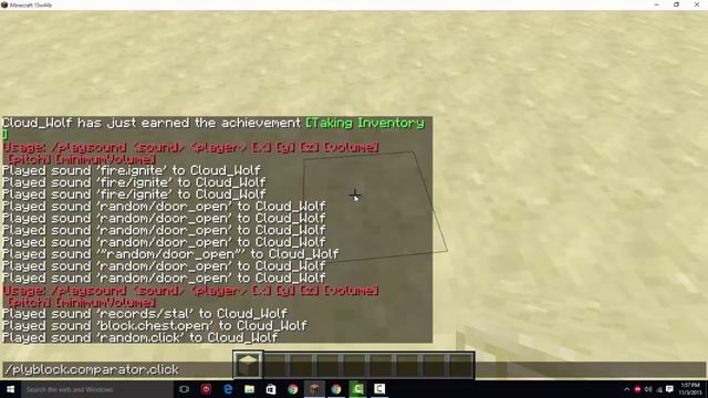 Minecraft Command Blocks: 1.9 Playsounds смотреть онлайн