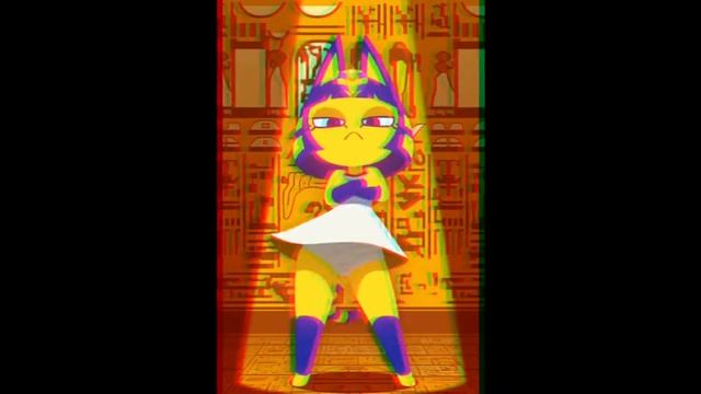 Ankha Zone/желтая египетская кошка/Dance/Часть 5