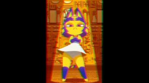 Ankha zone/желтая египетская кошка/Dance/Часть 5