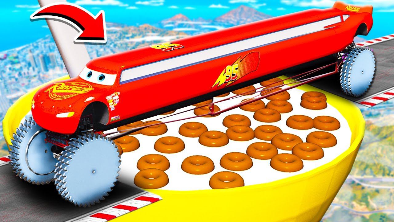 ПРОЕХАЛ МИСКУ С ХЛОПЬЯМИ НА САМОМ ДЛИННОМ ЛИМУЗИНЕ МОЛНИЯ МАКВИН НА ПИЛАХ ГТА 5 МОДЫ МУРКА смотреть онлайн