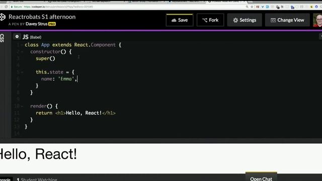 Day 5 - Afternoon, part 9: React component with state - XTBC 2018 Session 1 смотреть онлайн