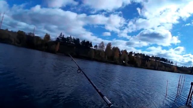 Первый осенний трофей. Огромная щука на маленькую цикаду. смотреть онлайн