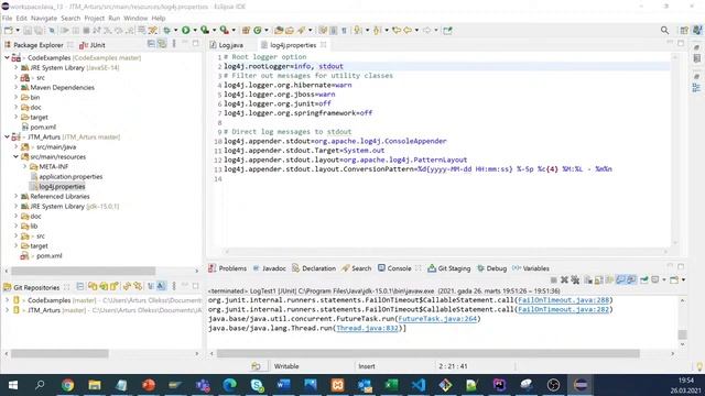 Java-13-2 Logs + XML + JSON смотреть онлайн