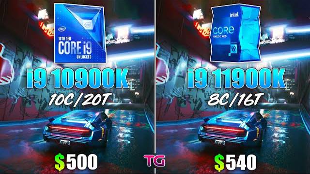 I9 11900K Vs I9 10900K - Test In 8 Games