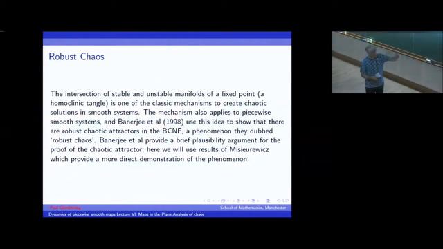 Dynamics of piecewise smooth maps (Lecture -03) by Paul Glendinning смотреть онлайн