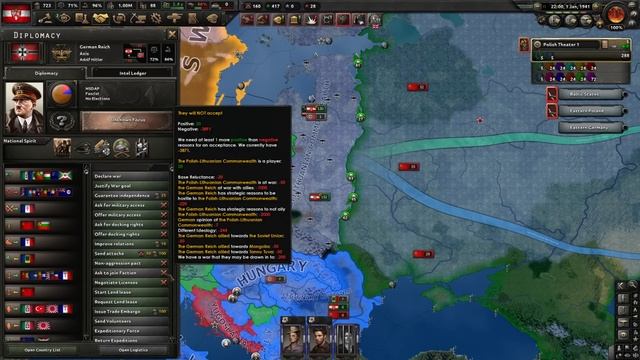 Sanation Poland takes USSR and Germany. Also Spreadsheets are back. смотреть онлайн