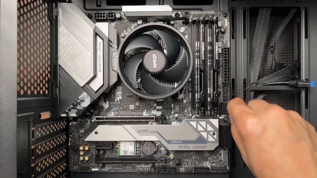 BUDGET Gaming PC BUILD | AsRock B550M Steel Legend Ryzen 5 5600 RTX 3060 12GB | ASMR смотреть онлайн