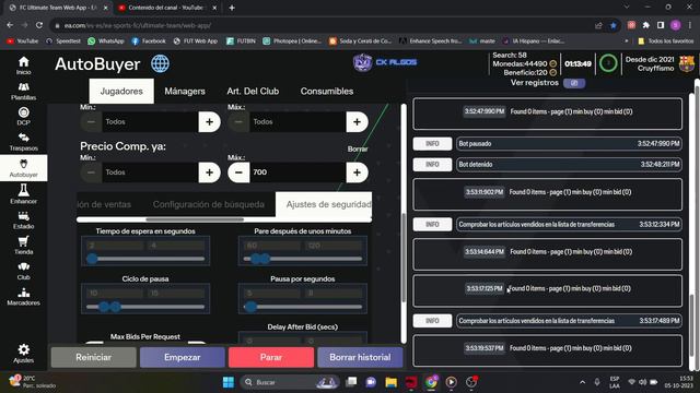NUEVO FILTRO DE BÚSQUEDA PARA GANAR MONEDAS EN EA FC 24!! | TUTORIAL AUTOBUYER смотреть онлайн