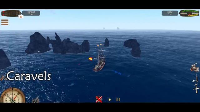 Snow VS Galleon and 2 First Rates - The Pirate Caribbean Hunt смотреть онлайн