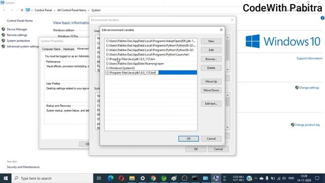How to install JDK, set Java path and run java program || Java Tutorial смотреть онлайн