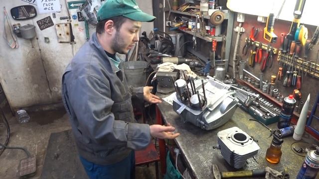 Не совсем правильная капиталка мотора Ява 638 (Jawa 638) ЦПГ ч.2 смотреть онлайн
