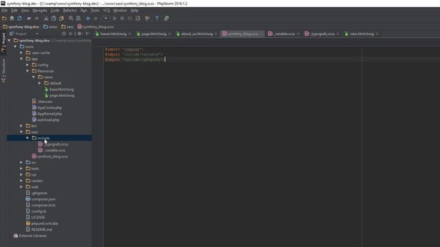 Дизайн шапки ч1 (у16) – Symfony 3 Свой Блог смотреть онлайн