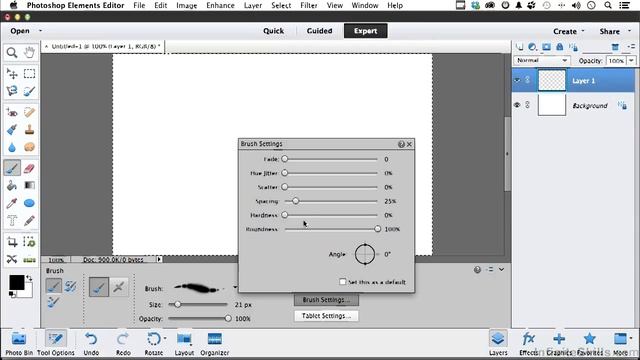 Photoshop Elements 12 Tutorial | The Basics Of Brushes смотреть онлайн