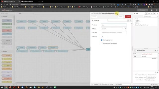 Node Red - UI Control Node'u ile Tab'lar Arası Link Kullanımı смотреть онлайн