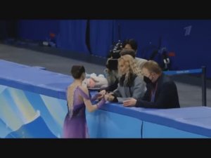 Валиева, Трусова, Щербакова Олимпиада за кадром