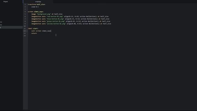 Ren'Py Simon Says Mini-game Tutorial - Part 1 смотреть онлайн