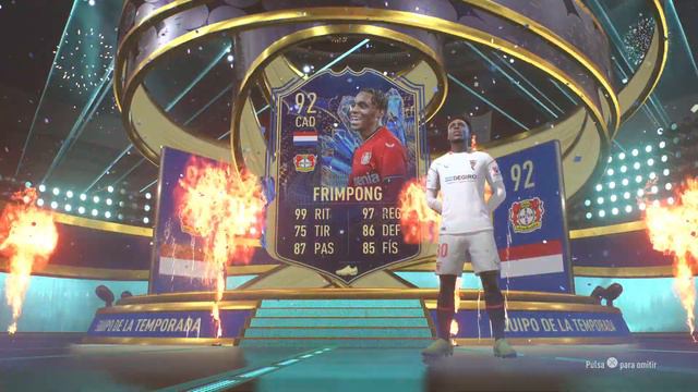 FIFA 23/PS5/ultimate team/frimpong 92 equipo de temporada смотреть онлайн