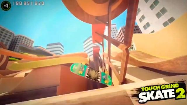 TOUCHGRIND SKATE 2 MEGA RAMP WORLD RECORD - 344,542,800 POINTS!