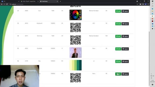 UTS 19630003 Danial Abdurrahman - CRUD Tabel Barang смотреть онлайн