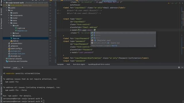 VueJs 3 | 7- Vuelidate Nasıl Kullanılır? | Validation İşlemi Register Sayfası смотреть онлайн