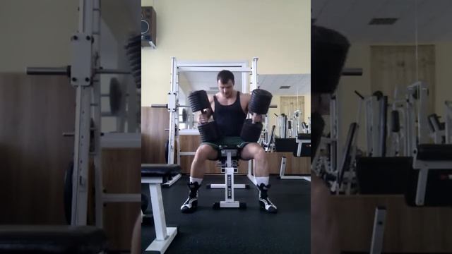 Жим гантелей в наклоне смотреть онлайн