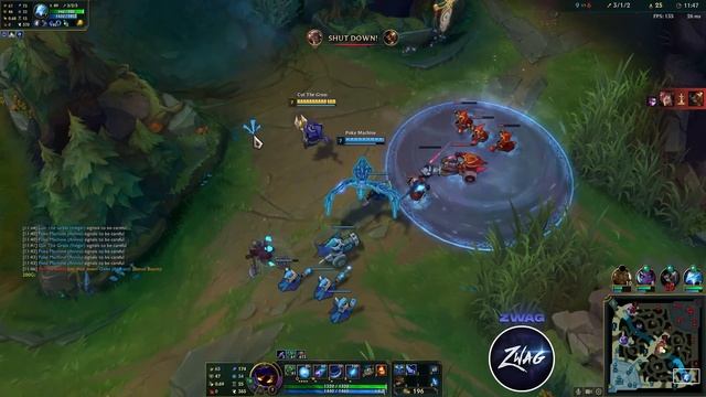 WE RAN THE FROZEN CAGE OF DEATH (TRAP THEM IN ANIVIA ULT) - League of Legends смотреть онлайн