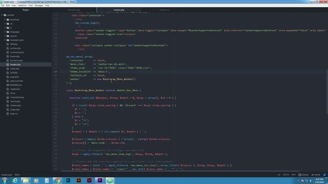 Bootstrap to Wordpress Theme Development Course | Convert Static Navbar to Dynamic смотреть онлайн