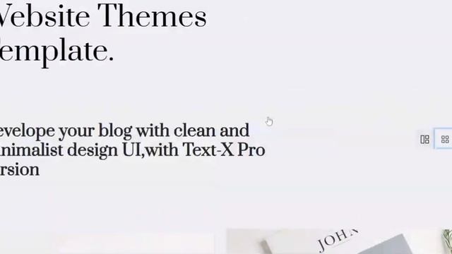 Clean minimalist blog themes template text x pro смотреть онлайн