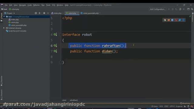 13 interface در php مفهوم اینرفیس در php смотреть онлайн
