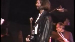 John Lee Hooker and Eric Clapton with The Rolling Stones live in 1989