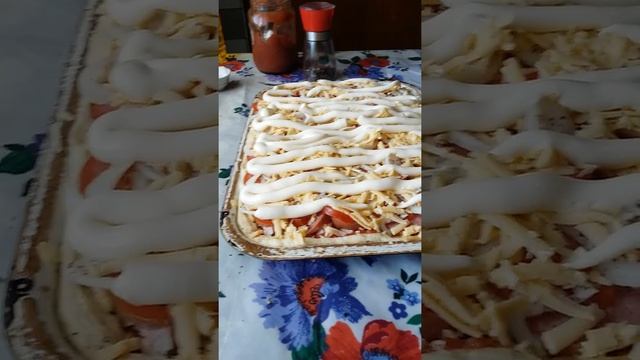 Пицца на мангале (духовка ).(2) смотреть онлайн