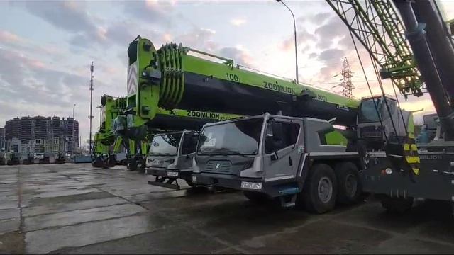 Автокраны и экскаваторы ZOOMLION смотреть онлайн