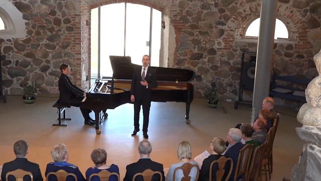 Rachmaninov - Zdes khorosho. Modestas Sedlevičius, baritone with Gabrielius Alekna, pianist смотреть онлайн