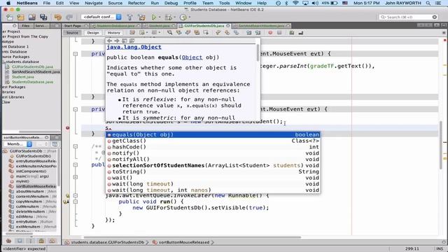 Java OOP GUI Database смотреть онлайн