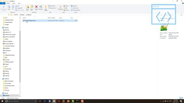 Core Java Tutorial 3 - Setting Up / First Program Part 1 (Command Line) смотреть онлайн