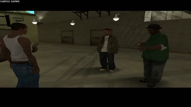 Прохождение GTA San Andreas: Миссия № 6. Пистолеты и калаши | Nines and AK's | SabmasGaming смотреть онлайн