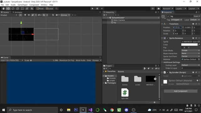 Infinite scrolling background unity || unity parallax background || background loop unity 2d смотреть онлайн