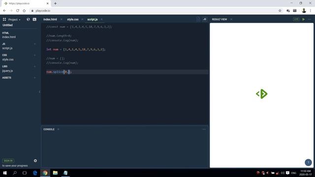 How to empty an array in JavaScript смотреть онлайн