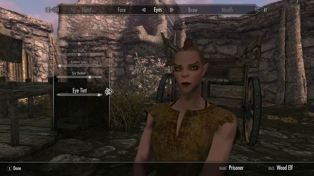Skyrim: How to Make a Good Looking Wood Elf (Female) смотреть онлайн