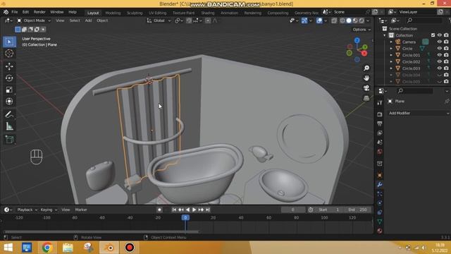 Blender - 3D Isometric Bathroom -Timelapse смотреть онлайн