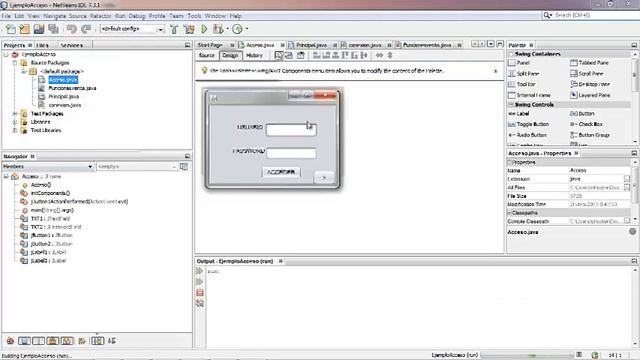 Login en java con SQL смотреть онлайн