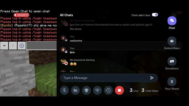 Minecraft Join My Survival Smp || 24/7 Java + Bedrock All Version|| Live Stream || смотреть онлайн