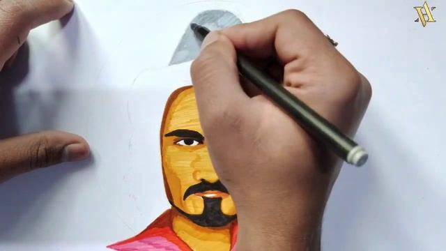 BHUVAN BAM VECTOR ART WITH CHEAP SKETCHPENS | BB ki vines vector art | смотреть онлайн