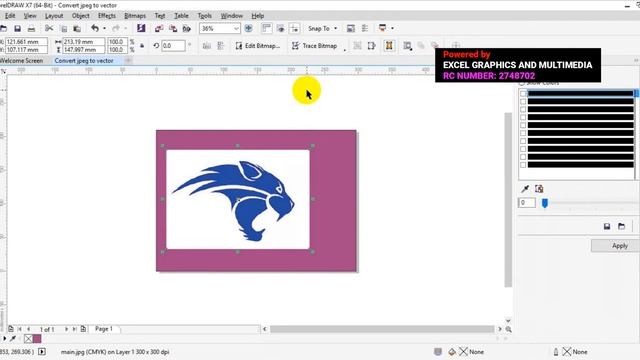 EASY CONVERT JPEG TO VECTOR FILE IN CorelDraw смотреть онлайн
