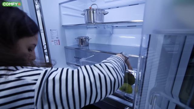 Обзор холодильника Side-by-Side LG с технологией DoorCooling+ смотреть онлайн